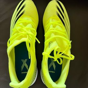 Men’s Adidas Turf Shoes, Size 13. Neon Yellow & Black. NWOT